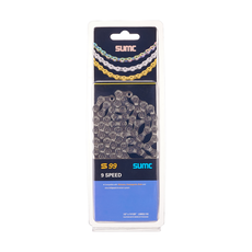 SUMC SUMC Chain 9sp SLV  1/2" x 11/128", 116 Links. Silver.