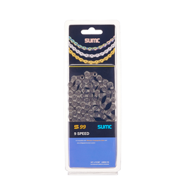 SUMC SUMC Chain 9sp SLV  1/2" x 11/128", 116 Links. Silver.