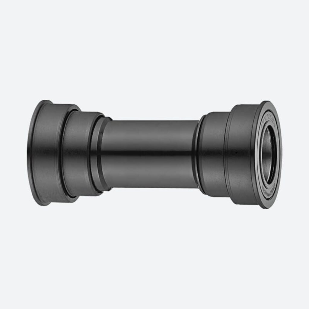 Token Token Press Fit Bottom Bracket, BB86/BB89.5/BB92, Shimano 24mm, Premium Bearings, Black