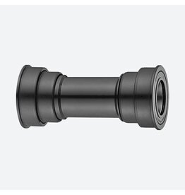 Token Token Press Fit Bottom Bracket, BB86/BB89.5/BB92, Shimano 24mm, Premium Bearings, Black