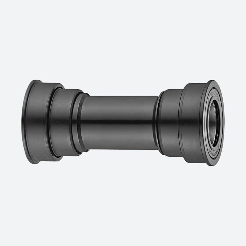 Token Token Press Fit Bottom Bracket, BB86/BB89.5/BB92, Shimano 24mm, Premium Bearings, Black