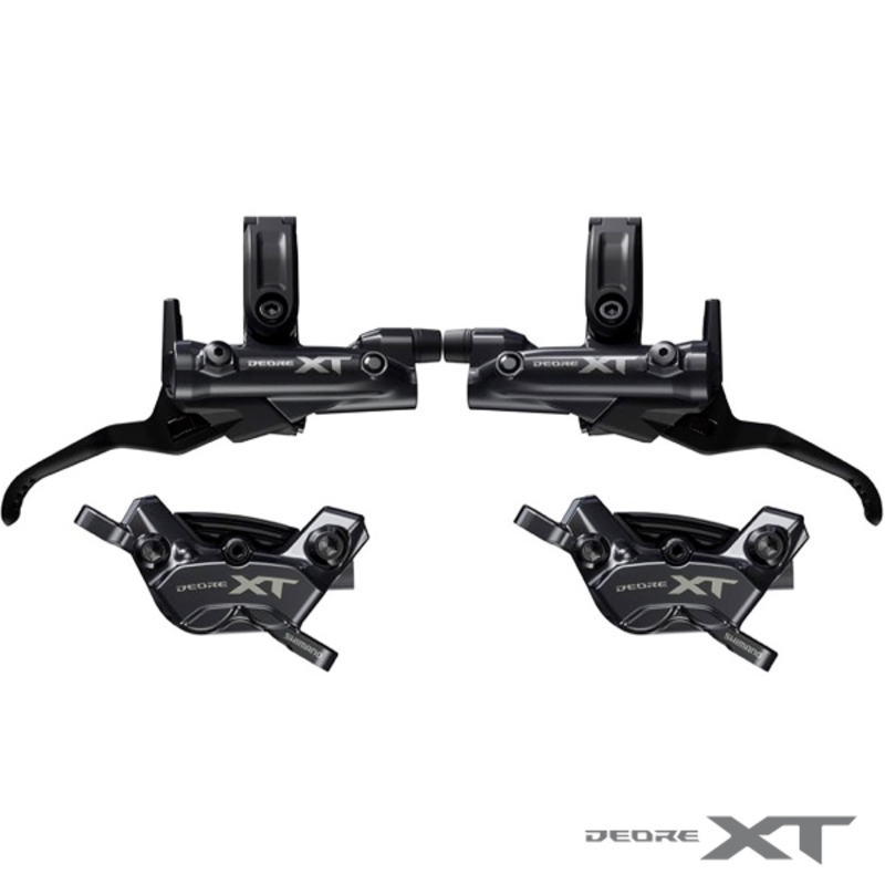 Shimano BR-M8220 BRAKE UPGRADE KIT XT TRAIL BL-M8200 R&L / F&R 4-PISTON w/LOW VISCOSITY OIL