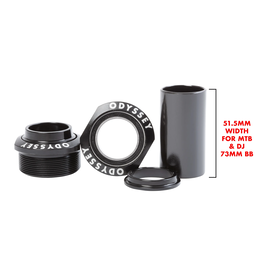 ODYSSEY ODYSSEY Set- Euro DJ BB 22mm Threaded-Black