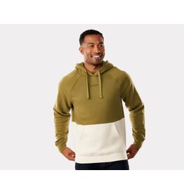 Trek Trek Color Block Logo Unisex Hoodie-Olive/Cream