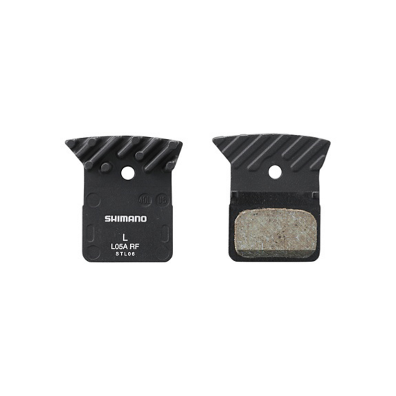 Shimano L05A-RF Resin pad with fin and spring (pair)