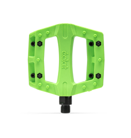 ECLAT ECLAT Contra Pedals - 9/16" Spindle - Removeable Pins Both Sides NEON GREEN