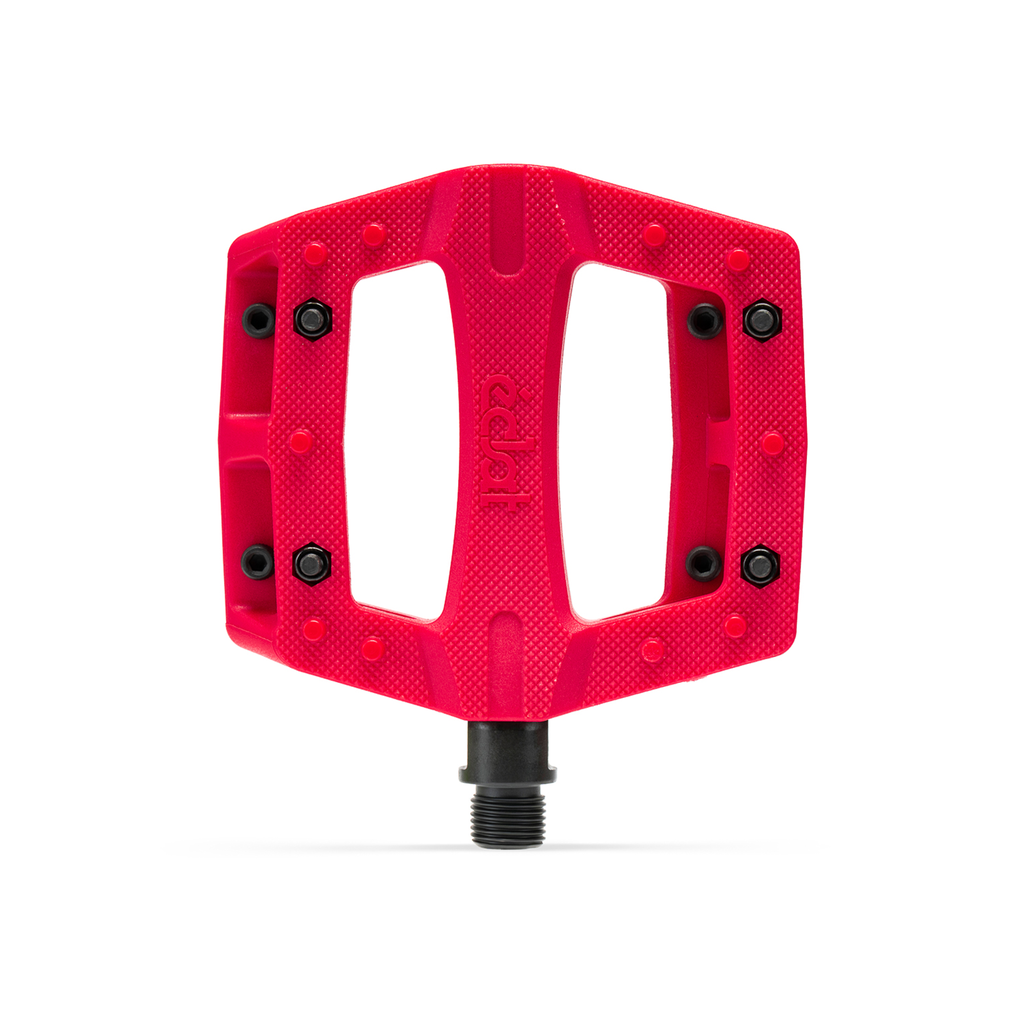 ECLAT ECLAT Contra Pedals - 9/16" Spindle - Removeable Pins Both Sides RED