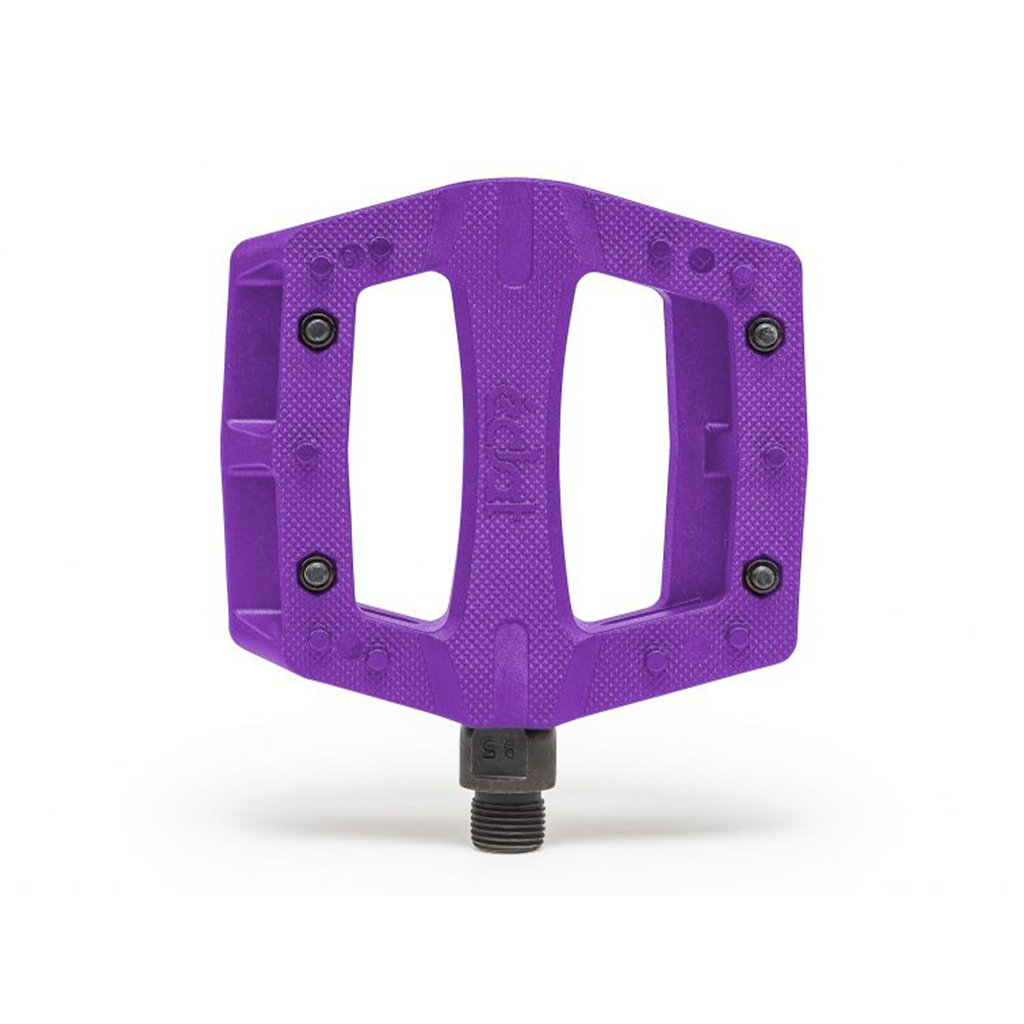 ECLAT ECLAT Contra Pedals - 9/16" Spindle - Removeable Pins Both Sides PURPLE