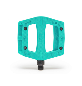 ECLAT ECLAT Contra Pedals - 9/16" Spindle - Removeable Pins Both Sides TEAL