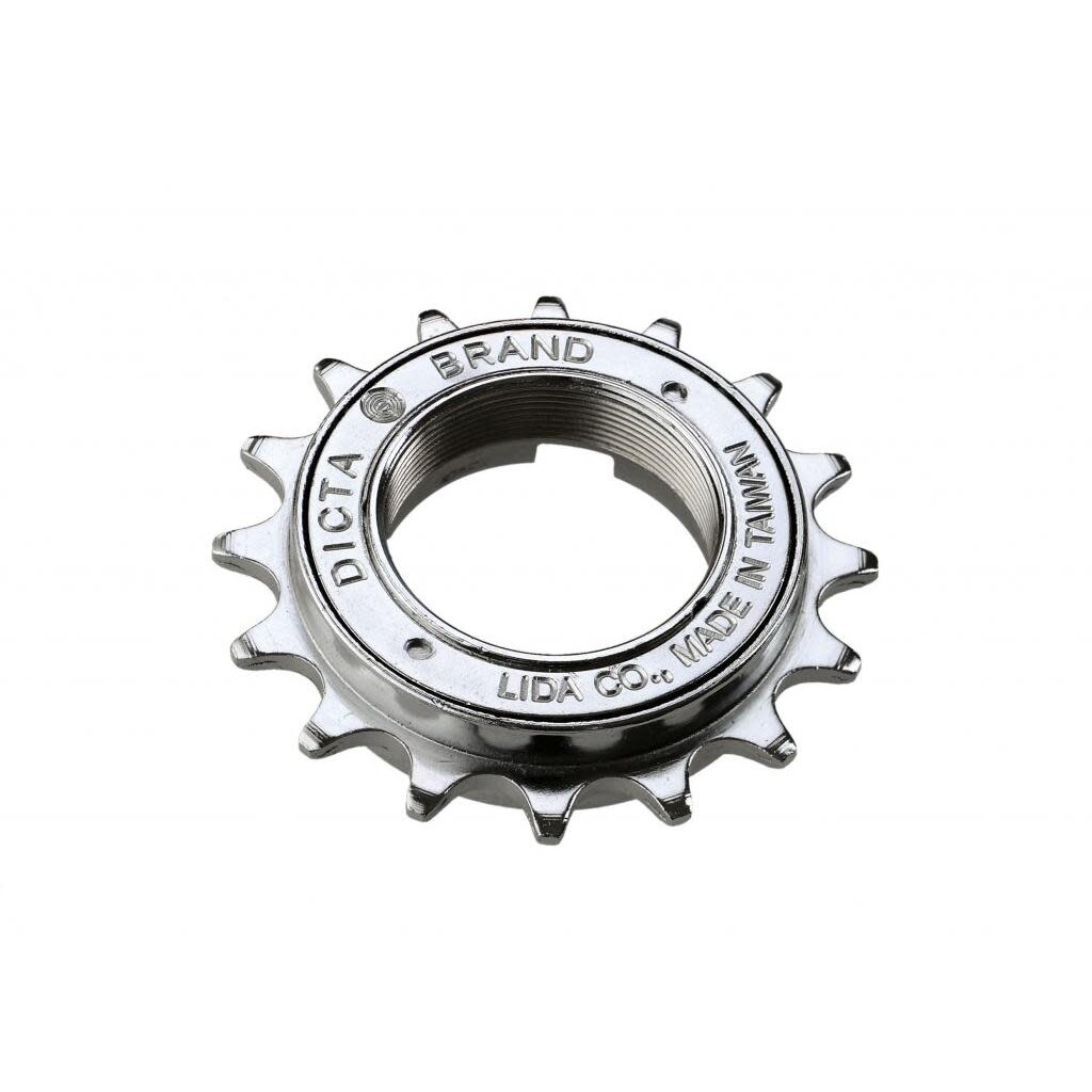 Freewheel 1/8" X 16T, Dicta "Ez-Off" Cnc Machined, Silver
