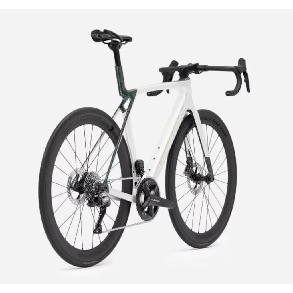 Trek 2026 Madone SL 6 Gen 8-Gloss Crystal White/Matte Deep Smoke