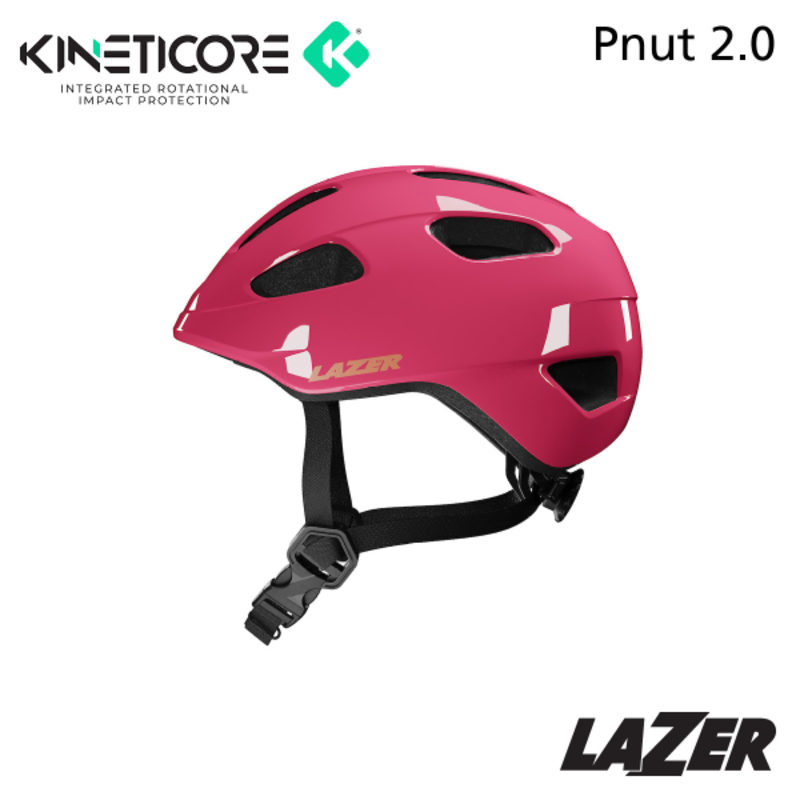 Lazer Lazer Helmet P'nut 2.0 KinetiCore OS (46-50CM) - Fuschia