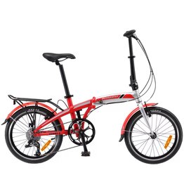 SCHWINN Schwinn Adapt 3 Folding Bike-Red