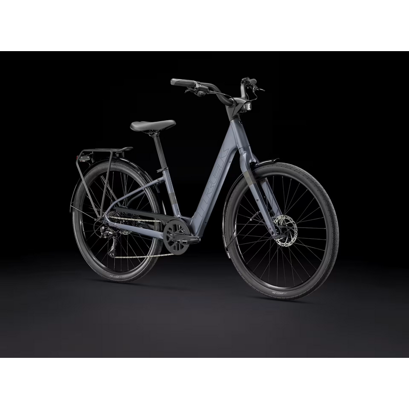 Trek 2026 Verve+ 1 LT Lowstep - Galactic Grey - Medium