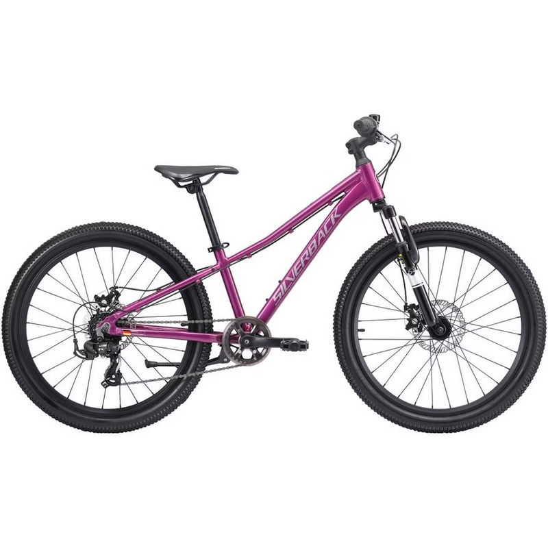 Silverback Silverback Spyke 24inch Hardtail Mountain Bike Mulberry Purple