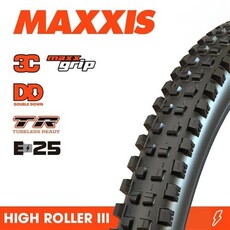 MAXXIS Maxxis High Roller Tyre III 27.5 X 2.40 3C Grip DD TR (NEW 2024) Fold 120X2TPI E-25