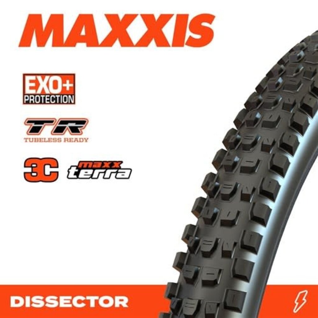 MAXXIS MAXXIS Dissector G2 29 X 2.40 3C Terra EXO+ TR (NEW 2025) Foldable 60TPI E-25