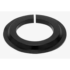 Headset crown race reducer, set for 1-1/8" straight steerer to 1.5" head tube, Black - SOLD INDIVIDUALLY 30mm ID x 45deg x 4.6mm height