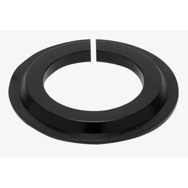 Headset crown race reducer, set for 1-1/8" straight steerer to 1.5" head tube, Black - SOLD INDIVIDUALLY 30mm ID x 45deg x 4.6mm height