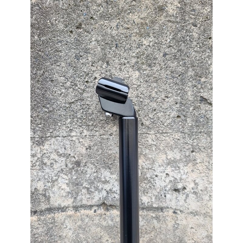 BIKELANE SEAT POST 27.2 X 400mm, Micro-Adjust, Alloy Black Finish
