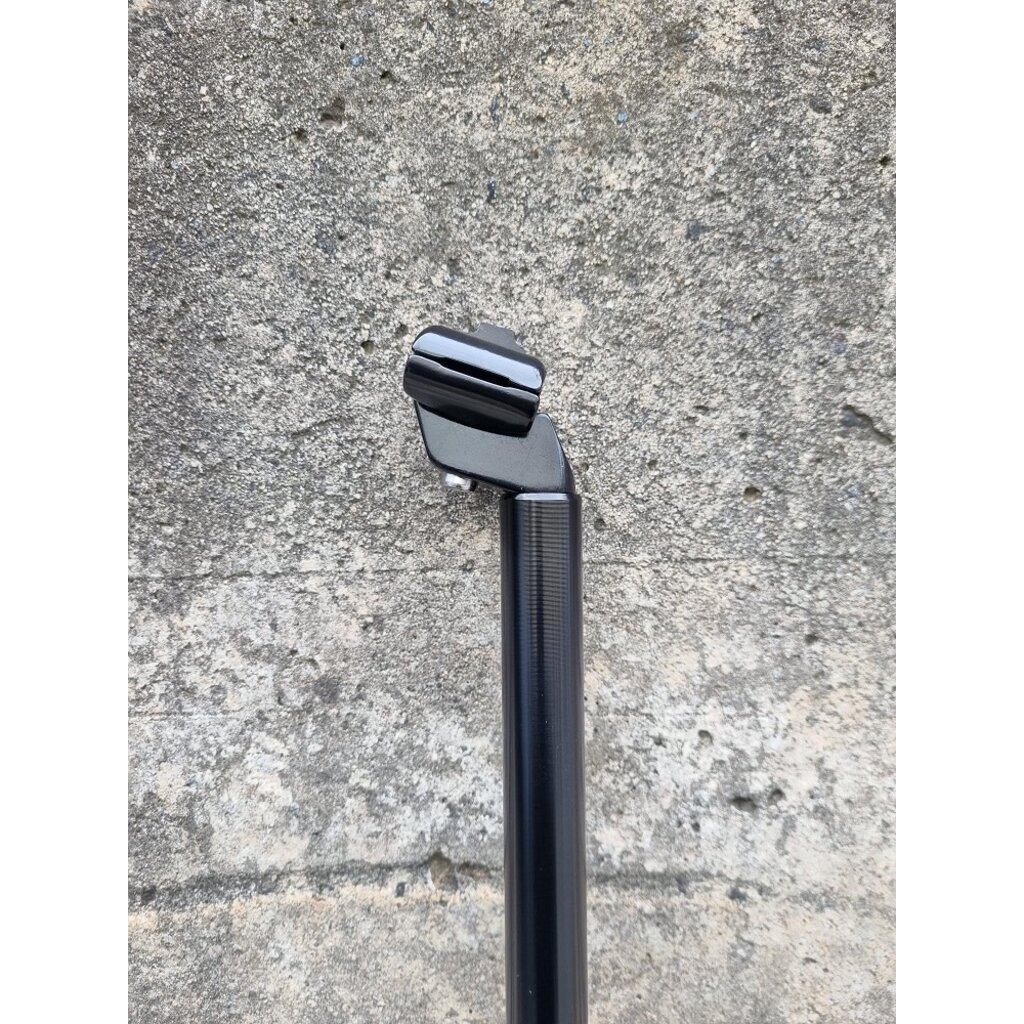 BIKELANE SEAT POST 27.2 X 400mm, Micro-Adjust, Alloy Black Finish
