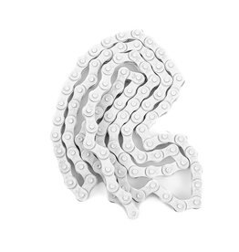 Mission Mission BMX Half Link Chain 1/8″ 100 Link White