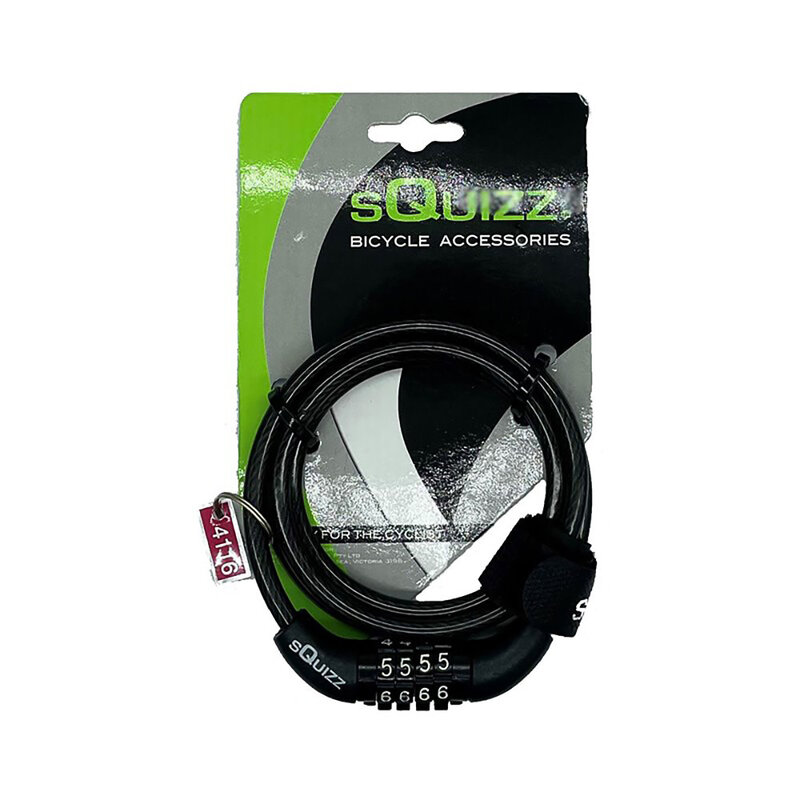 Squizz Squizz Combination Lock Cable 6mm x 1000mm