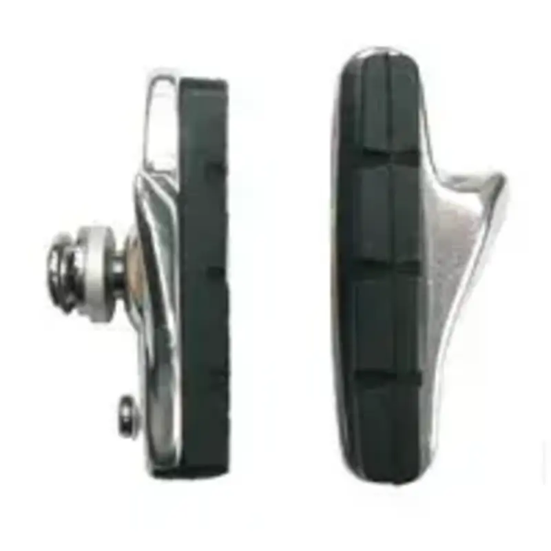 BRAKE SHOES - Cartridge Brake Shoes, Angle Adjustable, 55mm (Sold in Pairs) Alloy holder - SILVER