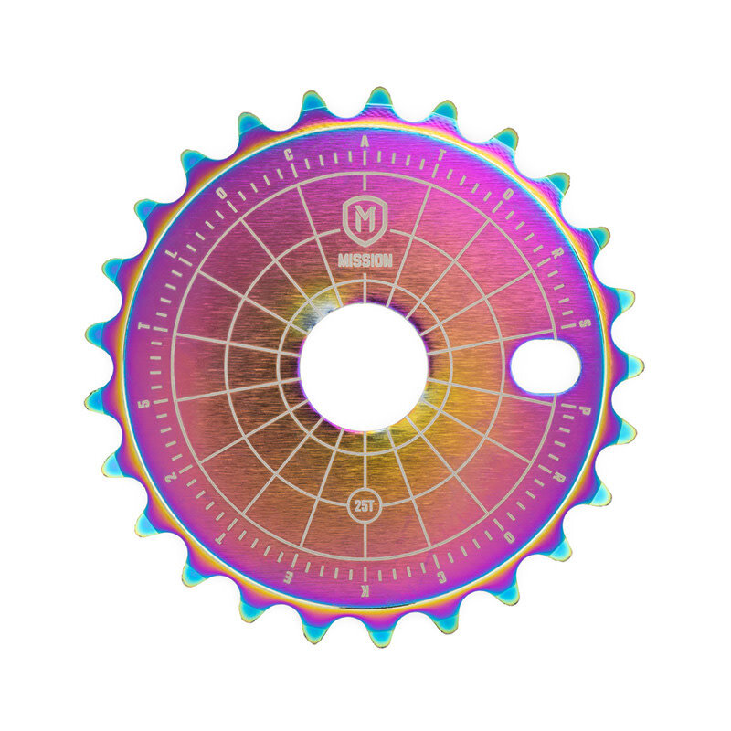Mission Mission BMX Locator Sprocket 25T – Oil Slick