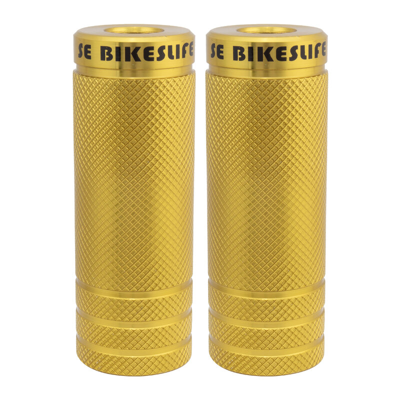 Mission SE Bikes Wheelie Pegs 14mm Pair Gold
