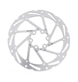 TEKTRO DISC ROTOR - Tektro, 160mm, 6 Bolt, T:1.8mm, stainless, w/T25 torque 6 bolts