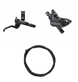 Shimano SHIMANO DEORE Brake (Kit) BRM6120KTBLM6100 Right / front Resin without fin Without adapter for post mount fork 1000 (black)