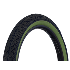 DRS DRS Arrow FS Tyre 20 x 2.25"Black/Army Green Wall