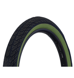 DRS DRS Arrow FS Tyre 20 x 2.25"Black/Army Green Wall