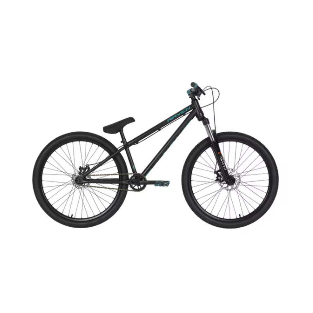 Raven BMX Raven 26" ONYX Dirt Jumper Black Teal 26inch