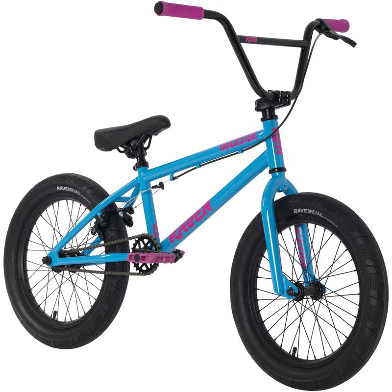 Raven BMX Raven Trickster 18" BMX Bike Neon Coral