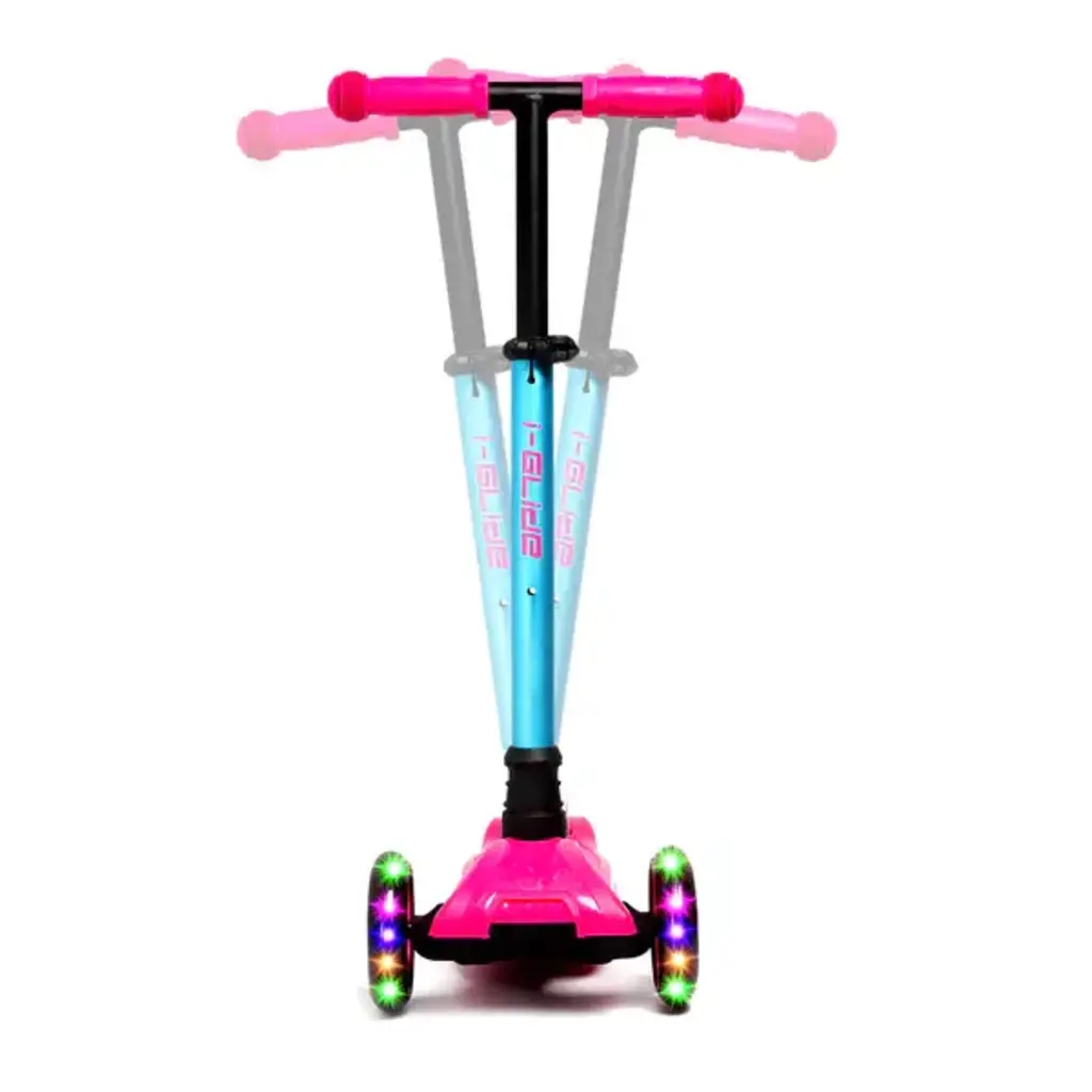 I-Glide 3 Wheel Scooter - Pink/Aqua