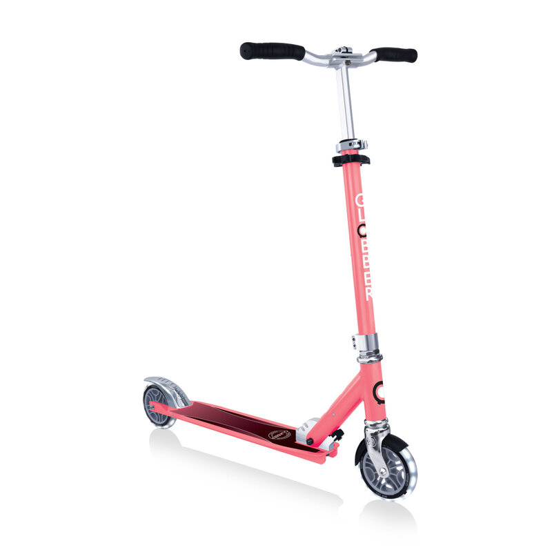 Globber FLOW ELEMENT Scooter w. lights - Coral Pink