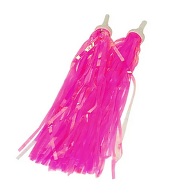 Handlebar Streamers - Pom Pom Pink