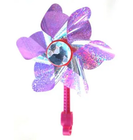 Bikes-up Kids Windmill Purple W/ Silver Gemstone (clamps to H-bar)