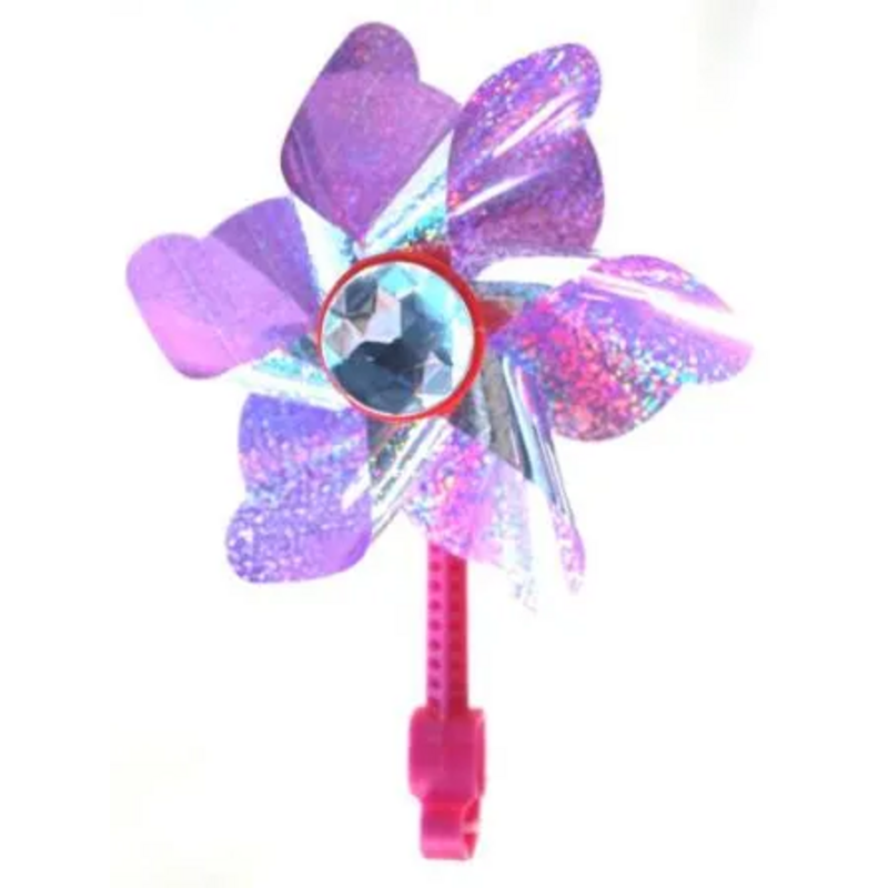 Bikes-up Kids Windmill Purple W/ Silver Gemstone (clamps to H-bar)