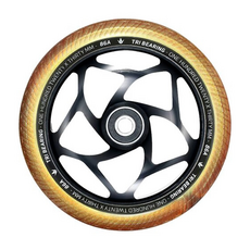 ENVY Envy Tri Bearing Scooter Wheel, 120mm x 30mm  -Black/Gold