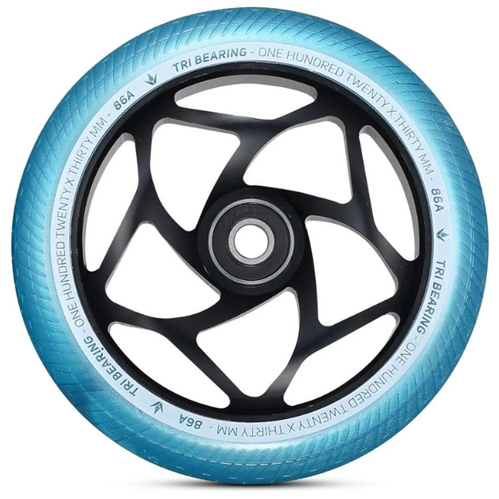 ENVY Envy Tri Bearing Wheel 120mm x 30mm - Teal
