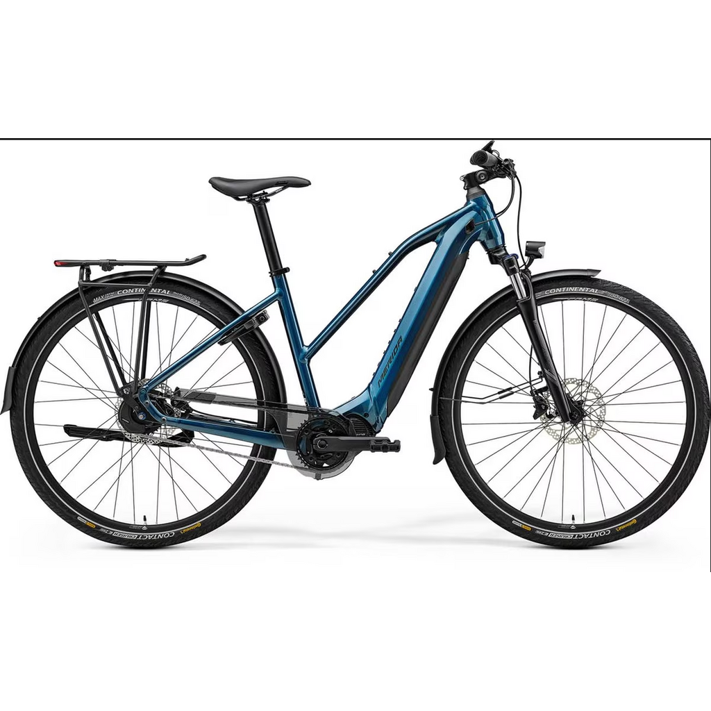 Merida Merida eSpresso 775 EQ Electric Hybrid Bike, Large -Teal/Blue/Black