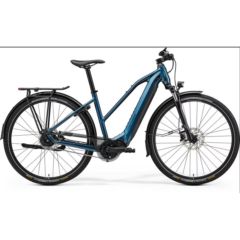 Merida Merida eSpresso 775 EQ Electric Hybrid Bike, Large -Teal/Blue/Black