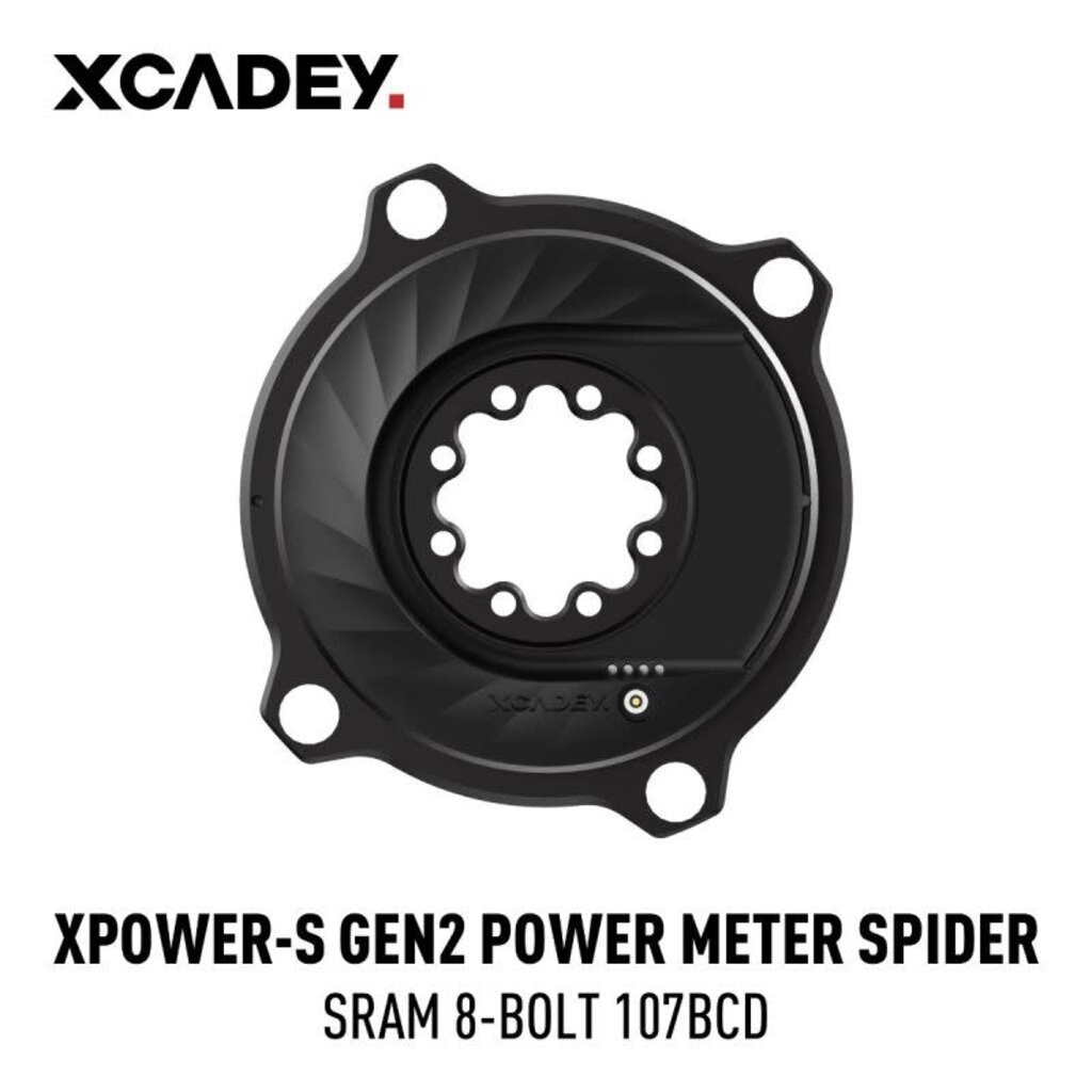SRAM XCADEY XPower-S Gen 2, Power Meter Spider (SRAM 8 Bolt, 107BCD)