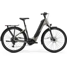 Merida Merida eSpresso City 400 EQ Electric Hybrid, Silk Warm Slate Grey/Black-SMALL