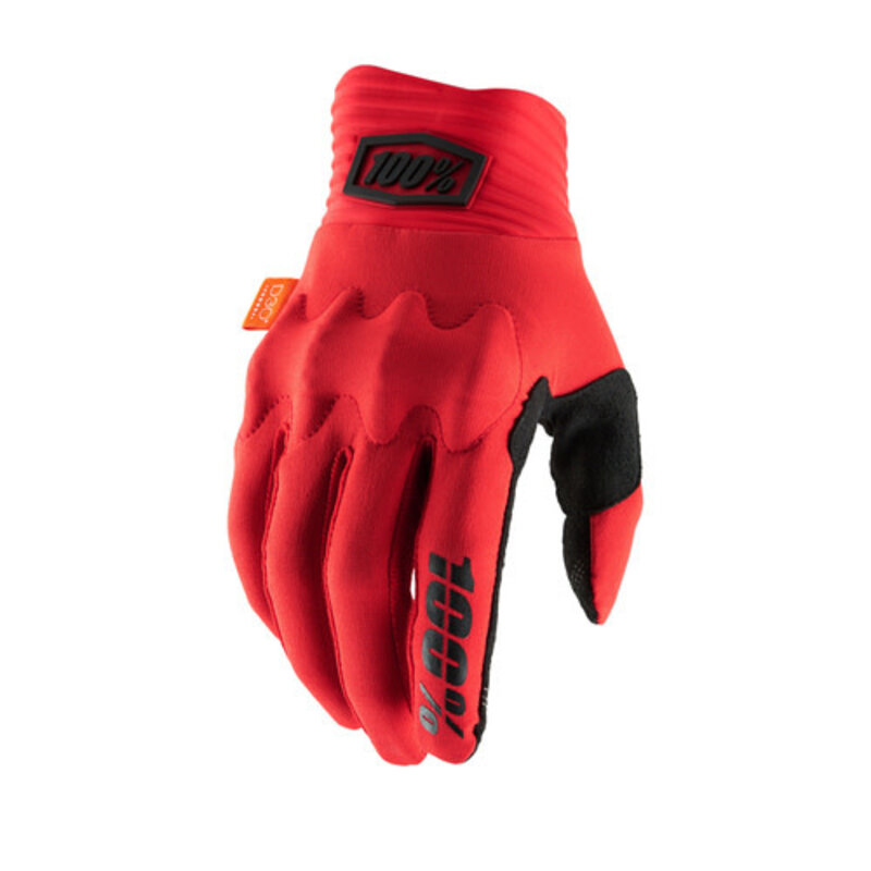 100% COGNITO D30 Gloves Red/Black