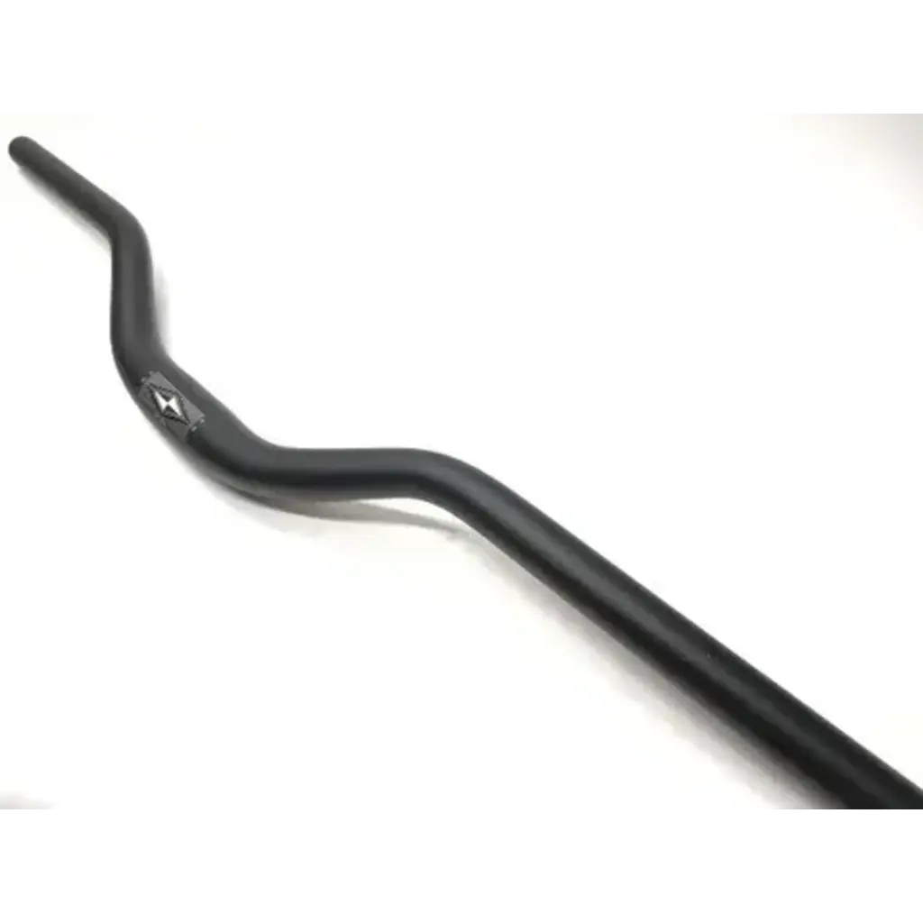 HANDLEBAR 31.8mm, 78cm Wide, 60mm Rise, Matt BLACK (6 Degree Sweep)