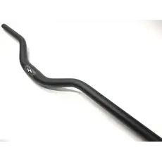 HANDLEBAR 31.8mm, 78cm Wide, 60mm Rise, Matt BLACK (6 Degree Sweep)